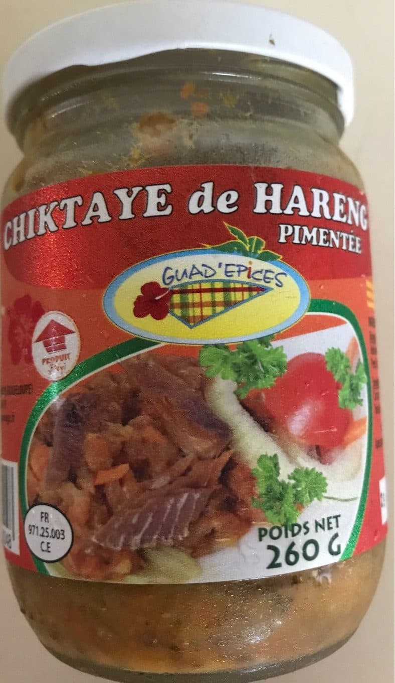 Guad epices Chiktaye de hareng pimentée packshot