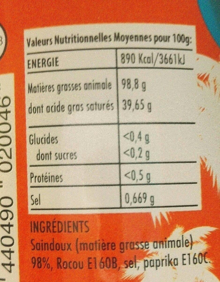 Open Food Facts Bè rouj kréyol packshot