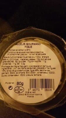 Chêne Vert Coeur gourmand figue packshot
