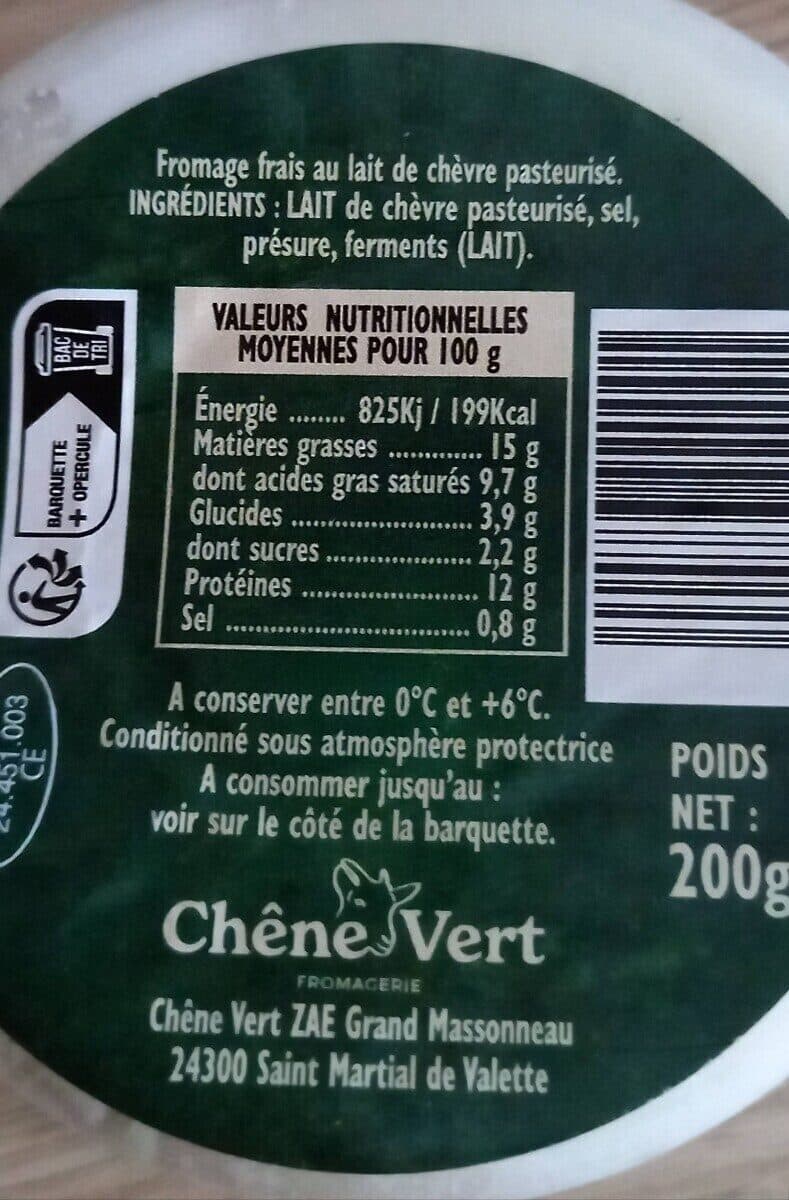 Chene Vert Fromagerie Perle de rosée packshot