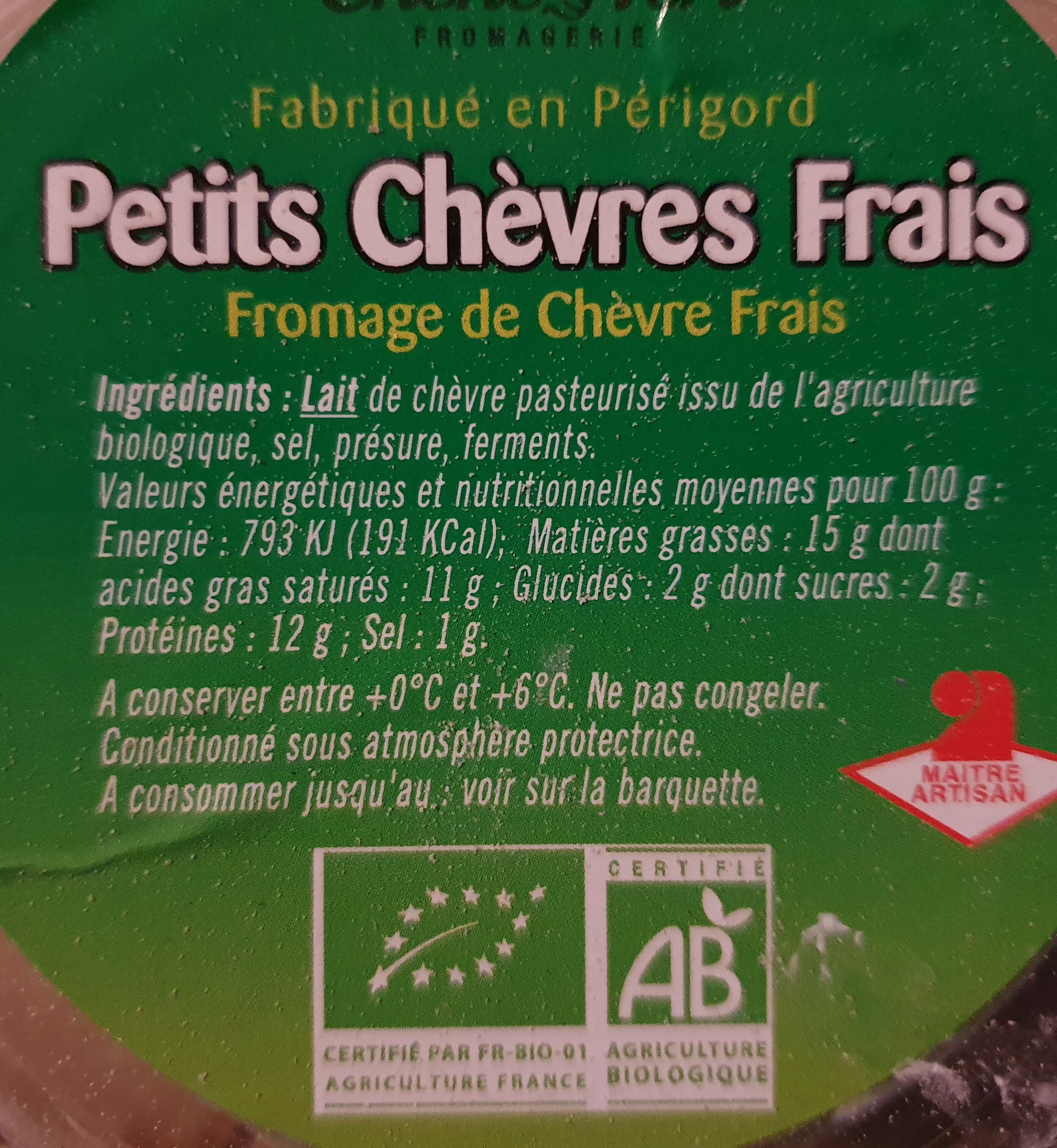 Chêne Vert Petits chèvres frais packshot
