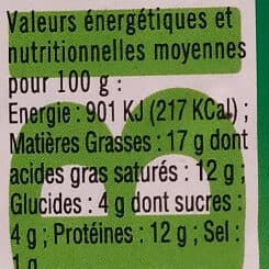 Chêne Vert Fromage chevre frais packshot