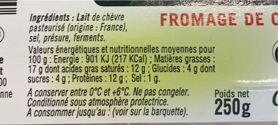 Chêne Vert Sainte Maure packshot
