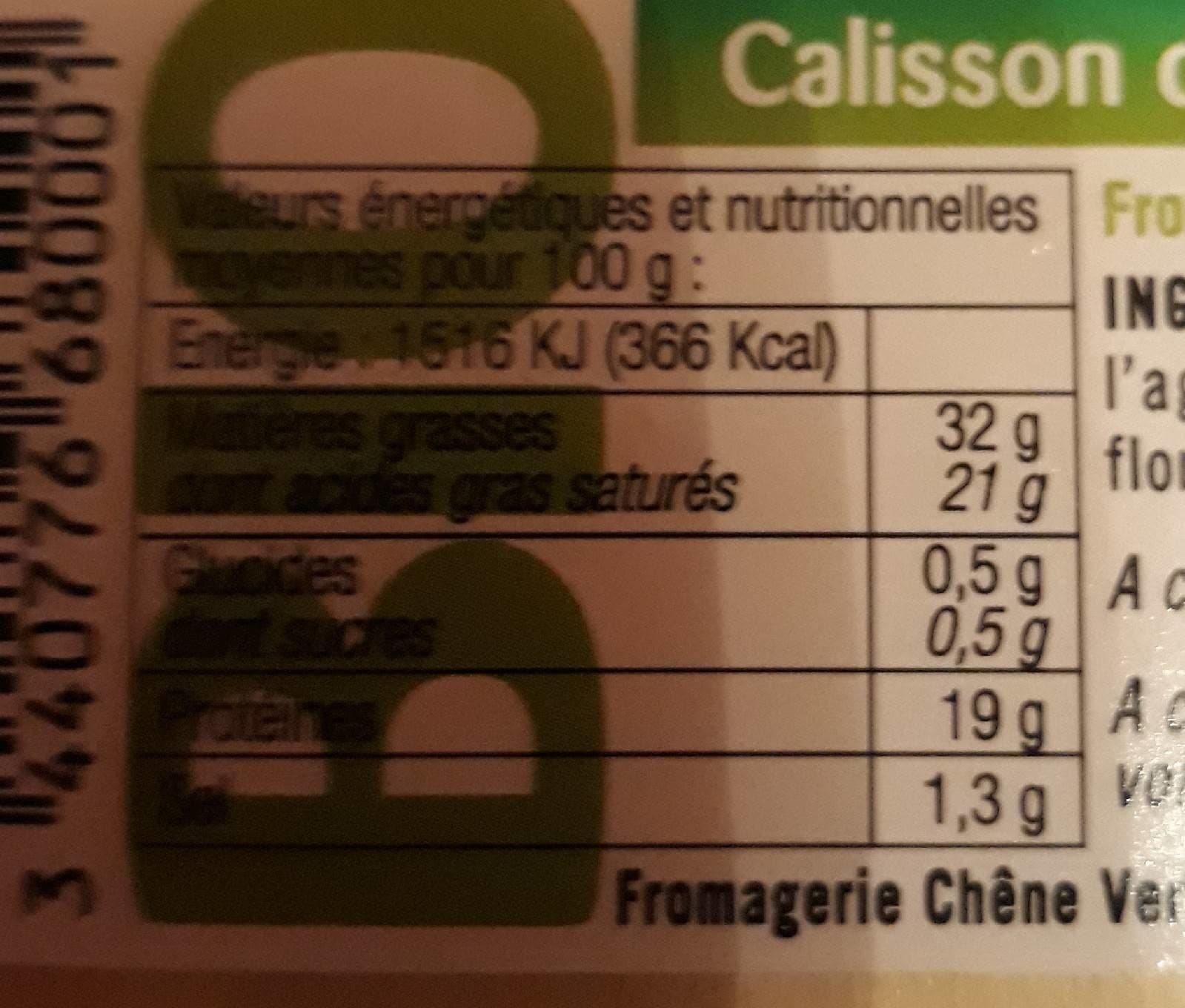 Chêne Vert Calisson de brebis bio packshot