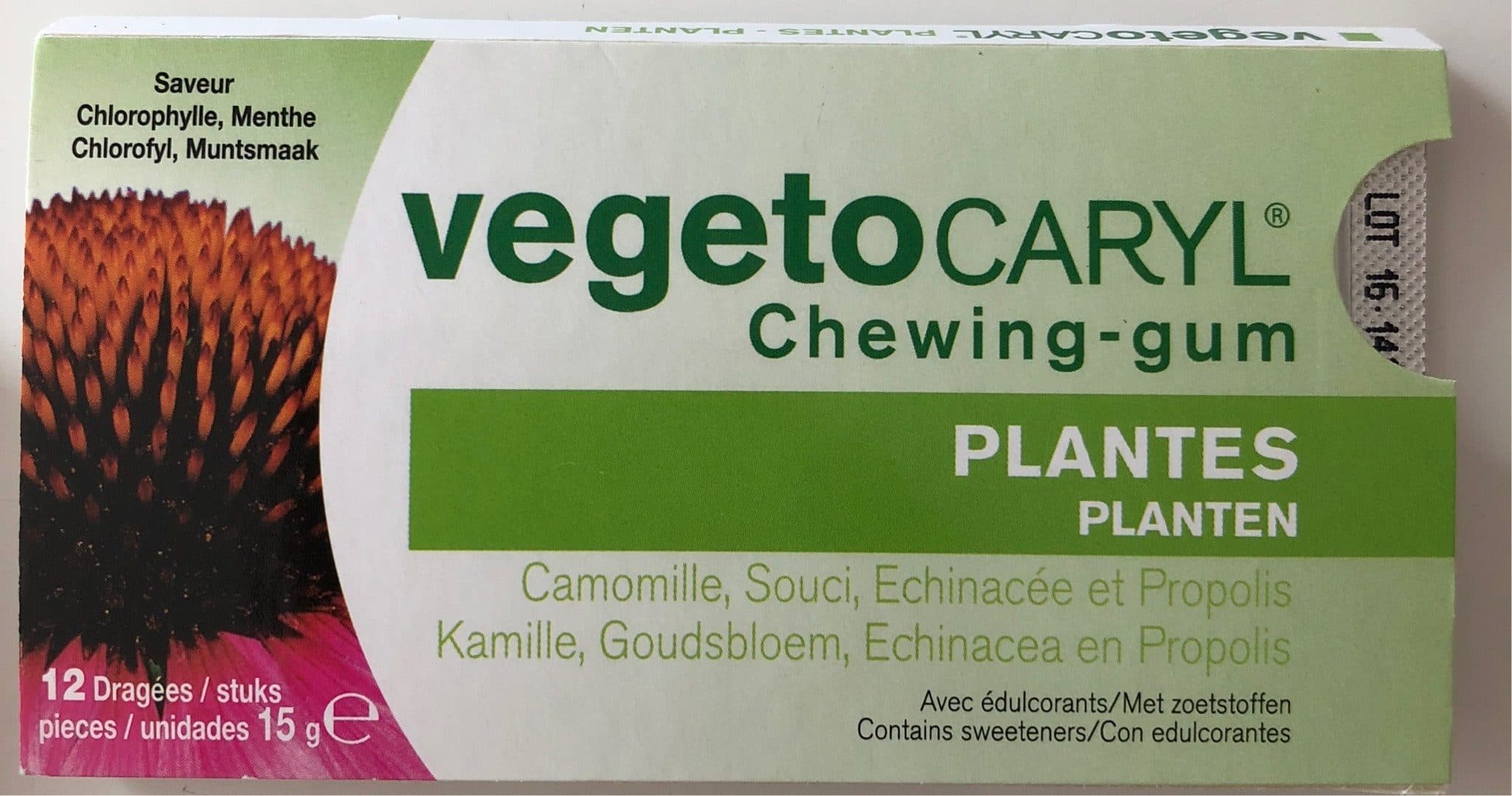 Vegetocaryl Chewing Gum Plantes packshot