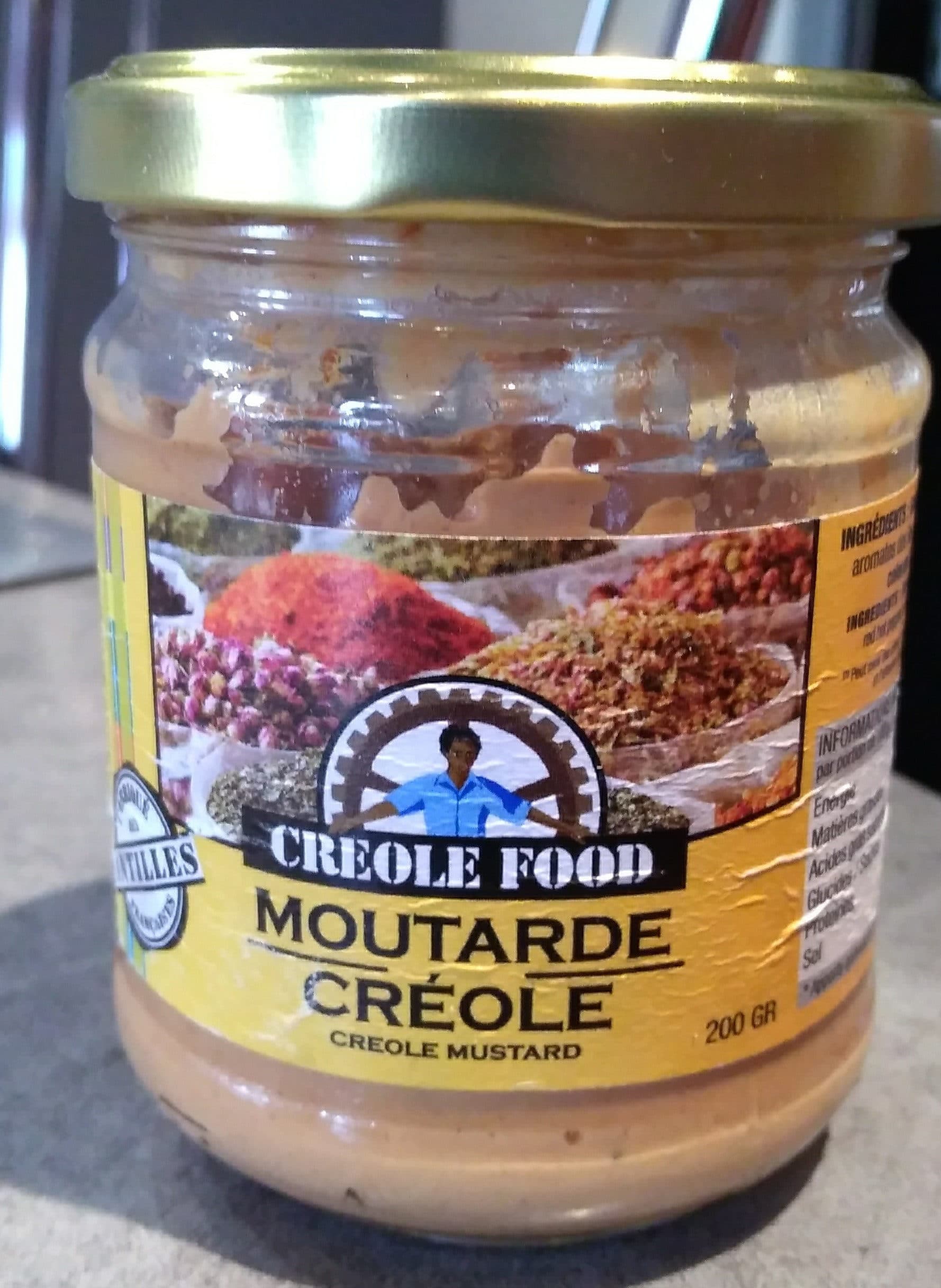 creol food Moutarde Créole Creole Food packshot