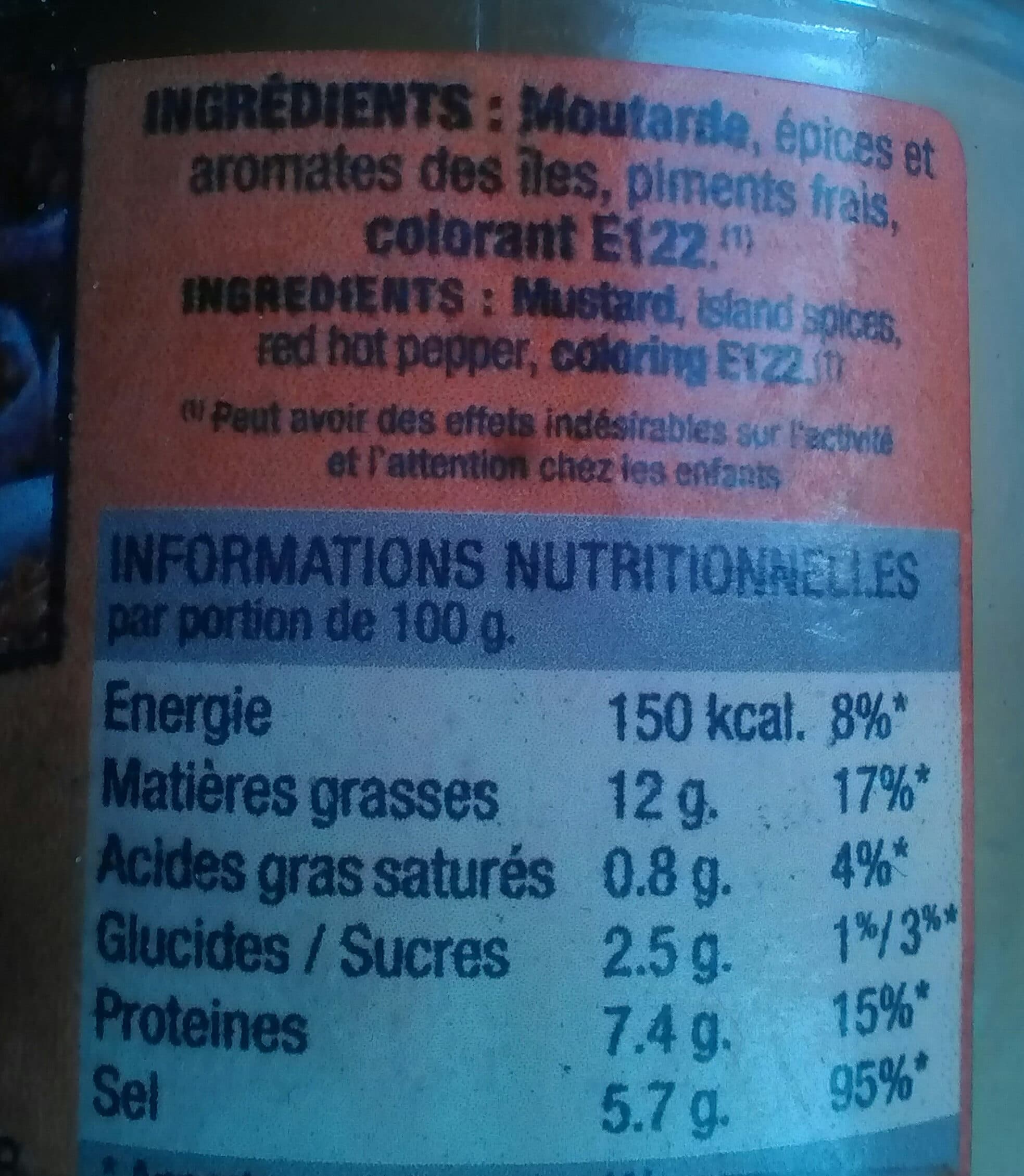 creol food Moutarde Créole Creole Food packshot