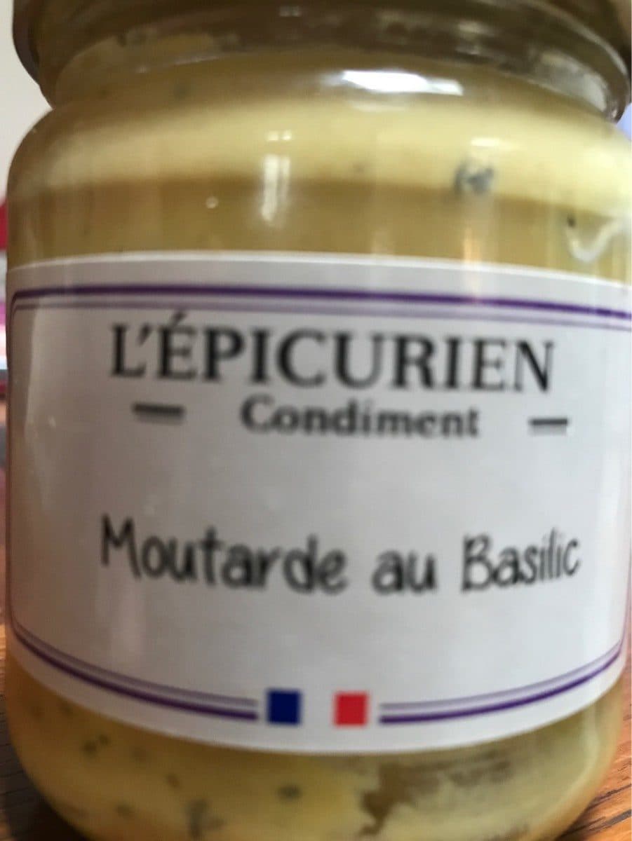 L'épicurien Moutarde au Basilic packshot