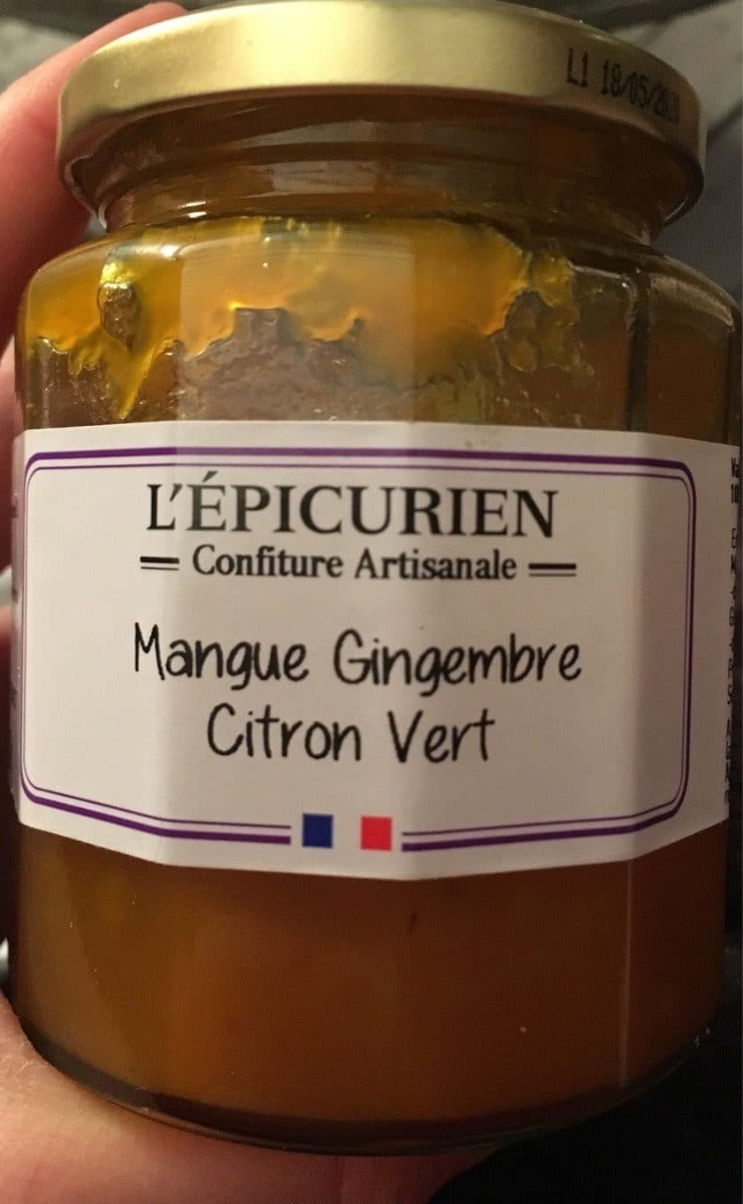 L’épicurien Mangue gingembre citron vert packshot
