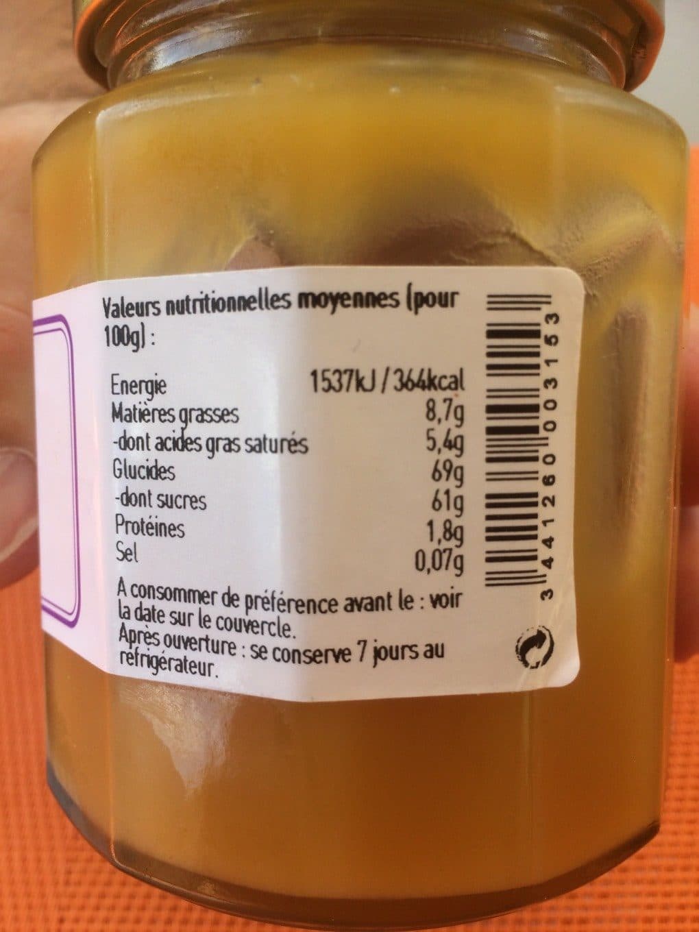 L'epicurien Crème de citron packshot