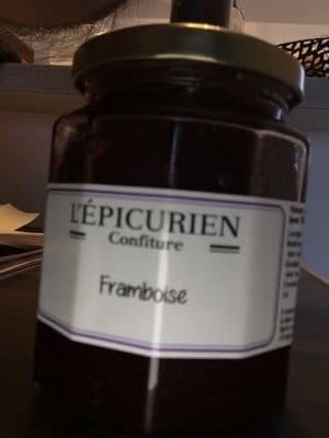 L'epicurien Confiture Framboise packshot