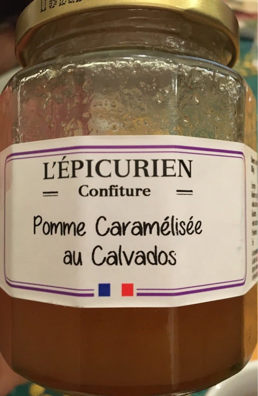 L’Epicurien Confiture pommes caramel au calvados packshot