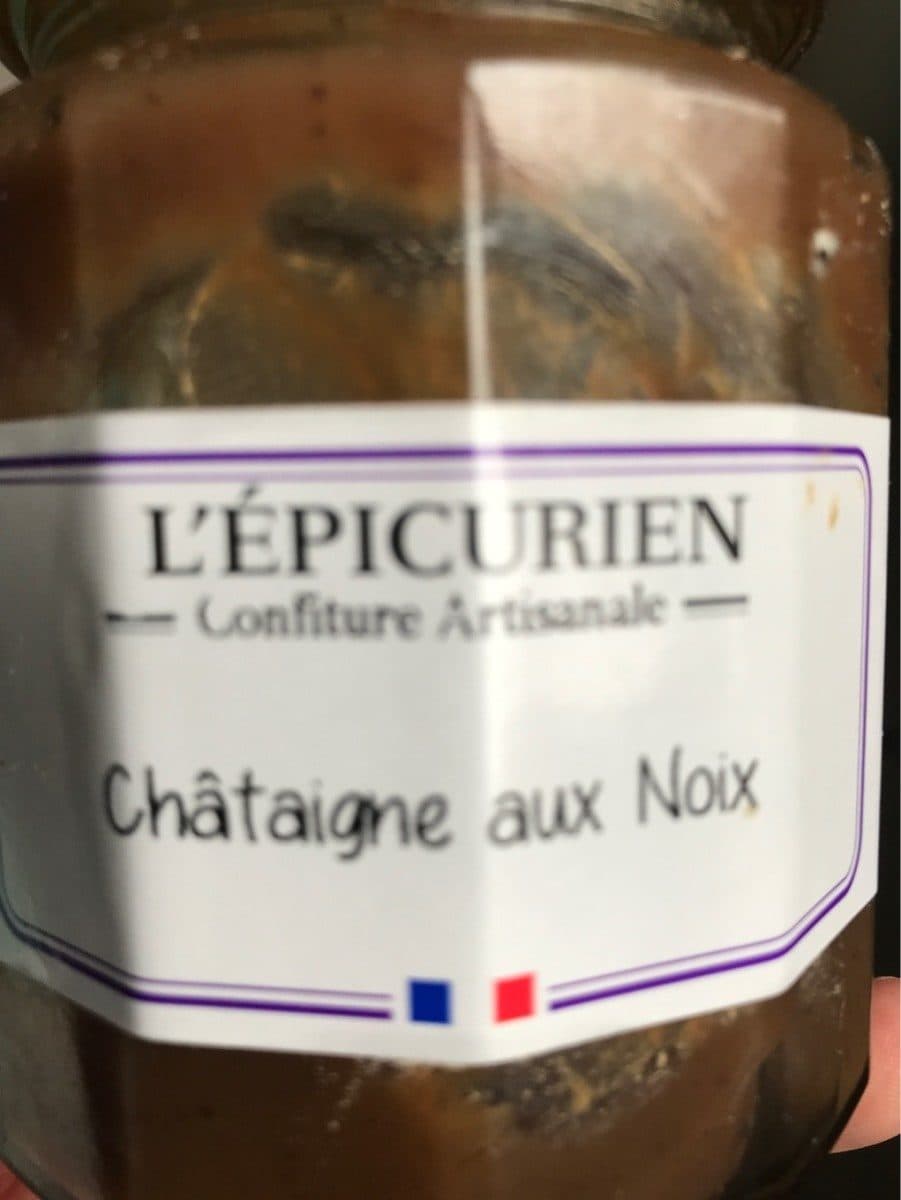 L'épicurien Confiture châtaigne aux noix packshot
