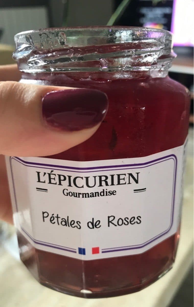 L'épicurien Confiture petales de roses packshot