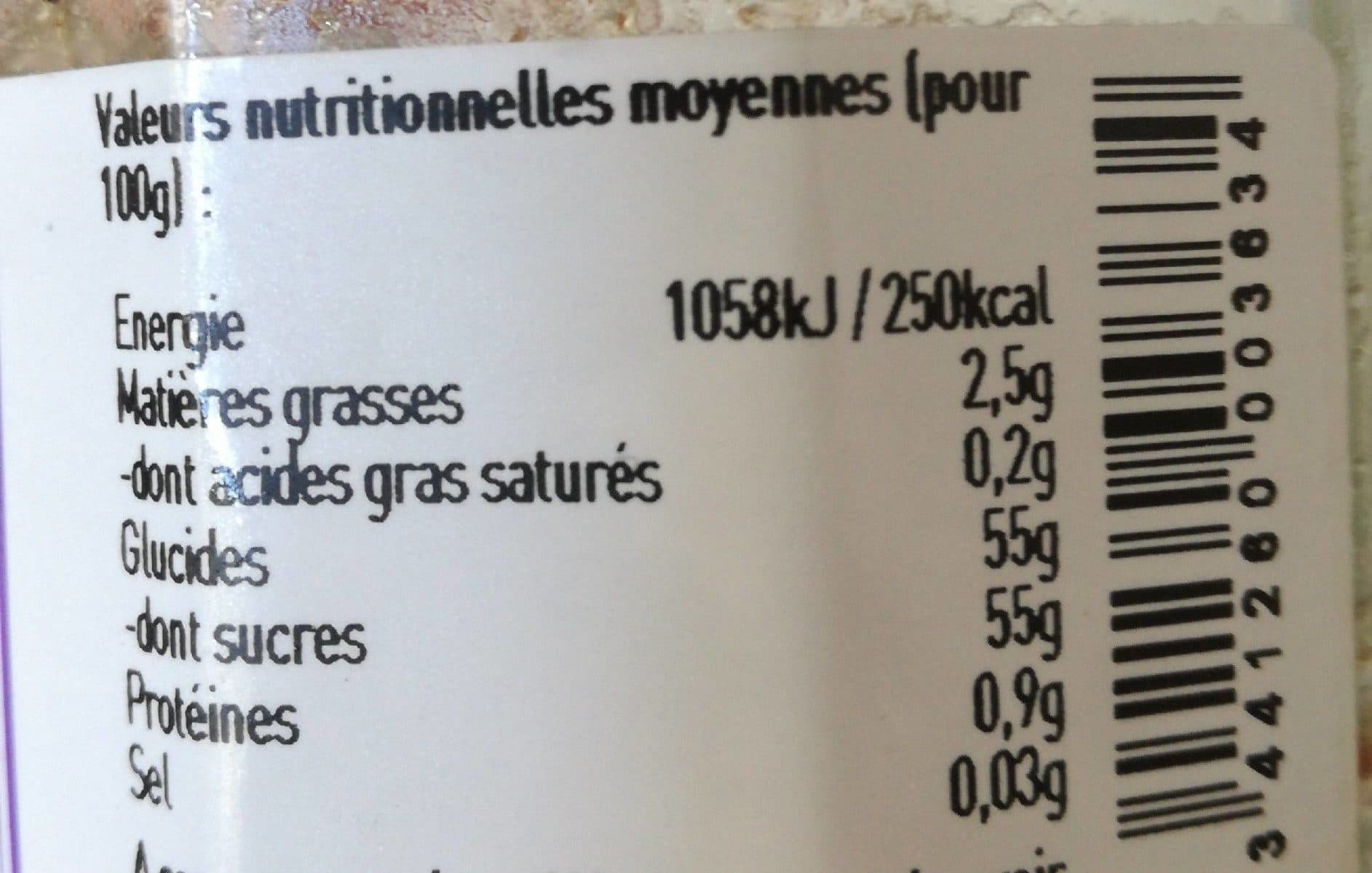 L'épicurien Gourmandise aux fruits secs et aux épices packshot
