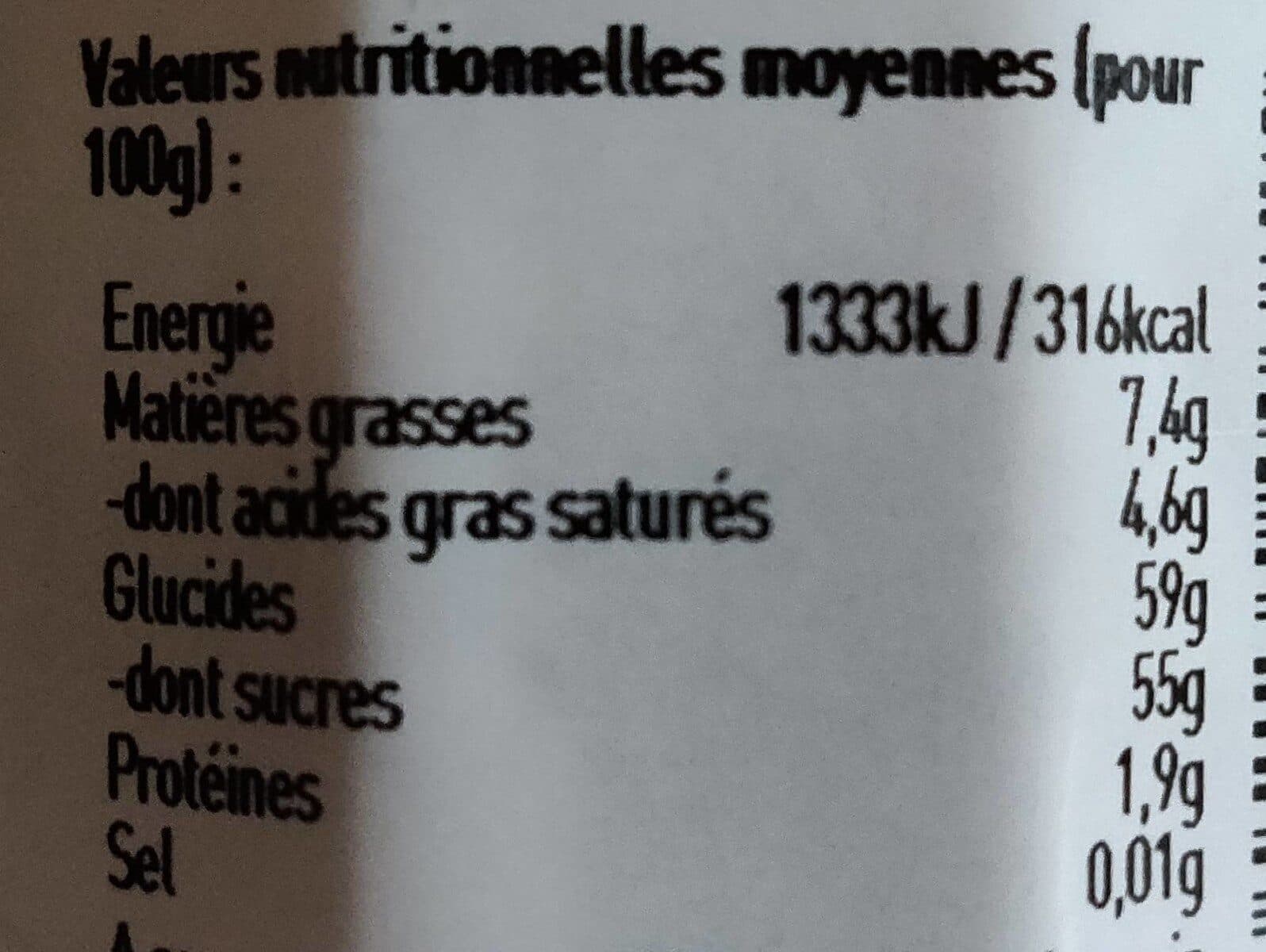L'épicurien Banane au chocolat packshot