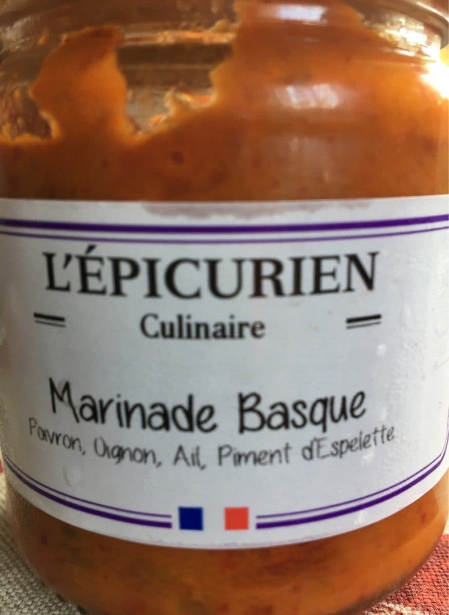 L'épicurien Marinade basque packshot