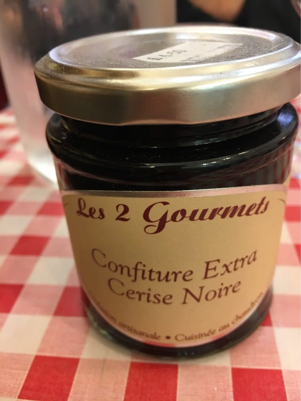 Les 2 Gourmets Confiture cerise noire packshot