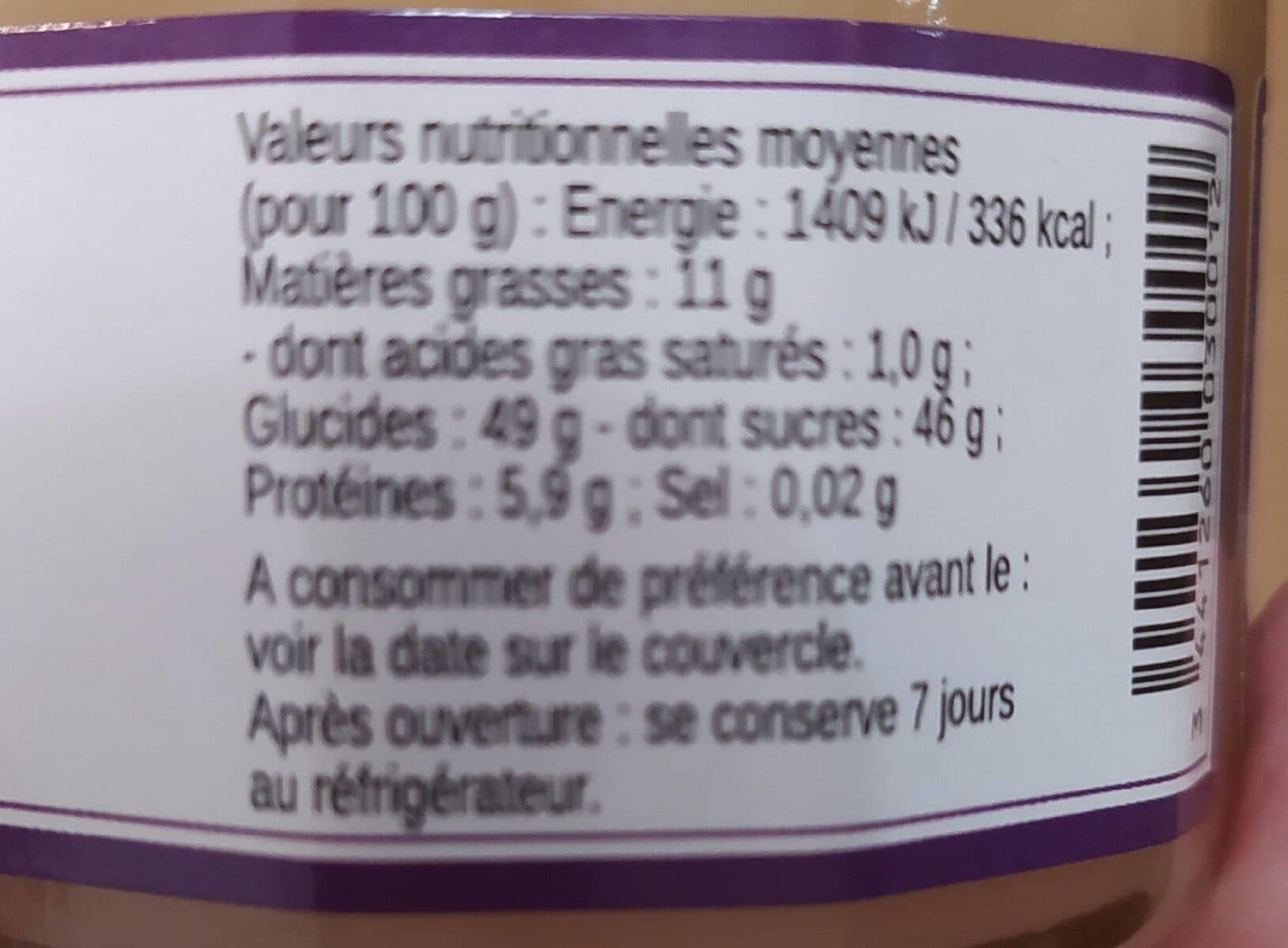 L'épicurien Crème d'amande packshot