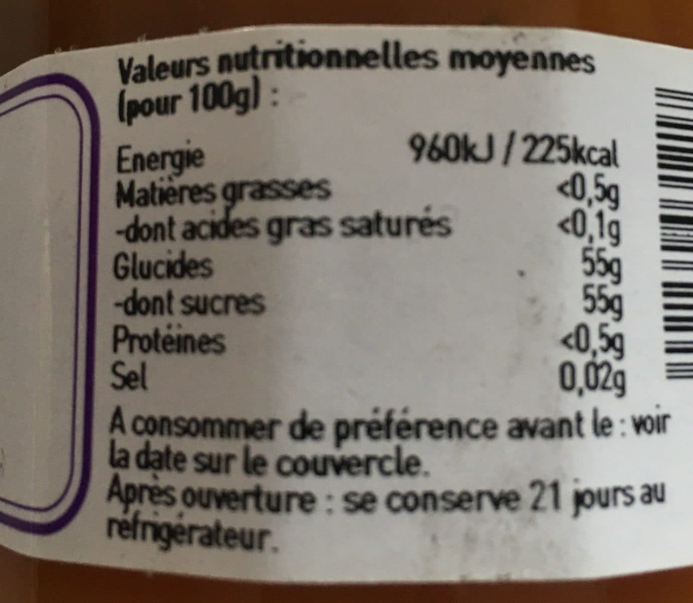 L'Epicurien Confiture mangue gingembre citron vert packshot