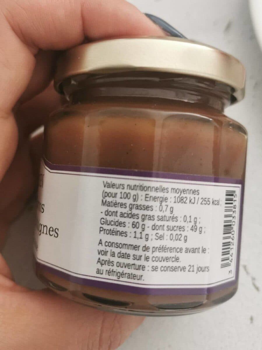 L'épicurien Crème de marrons aux éclats de châtaignes packshot