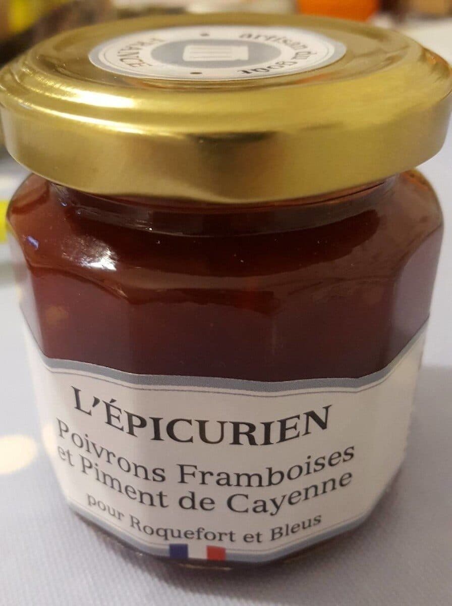 L'épicurien Confit de poivrons franboises et piment de cayenne packshot