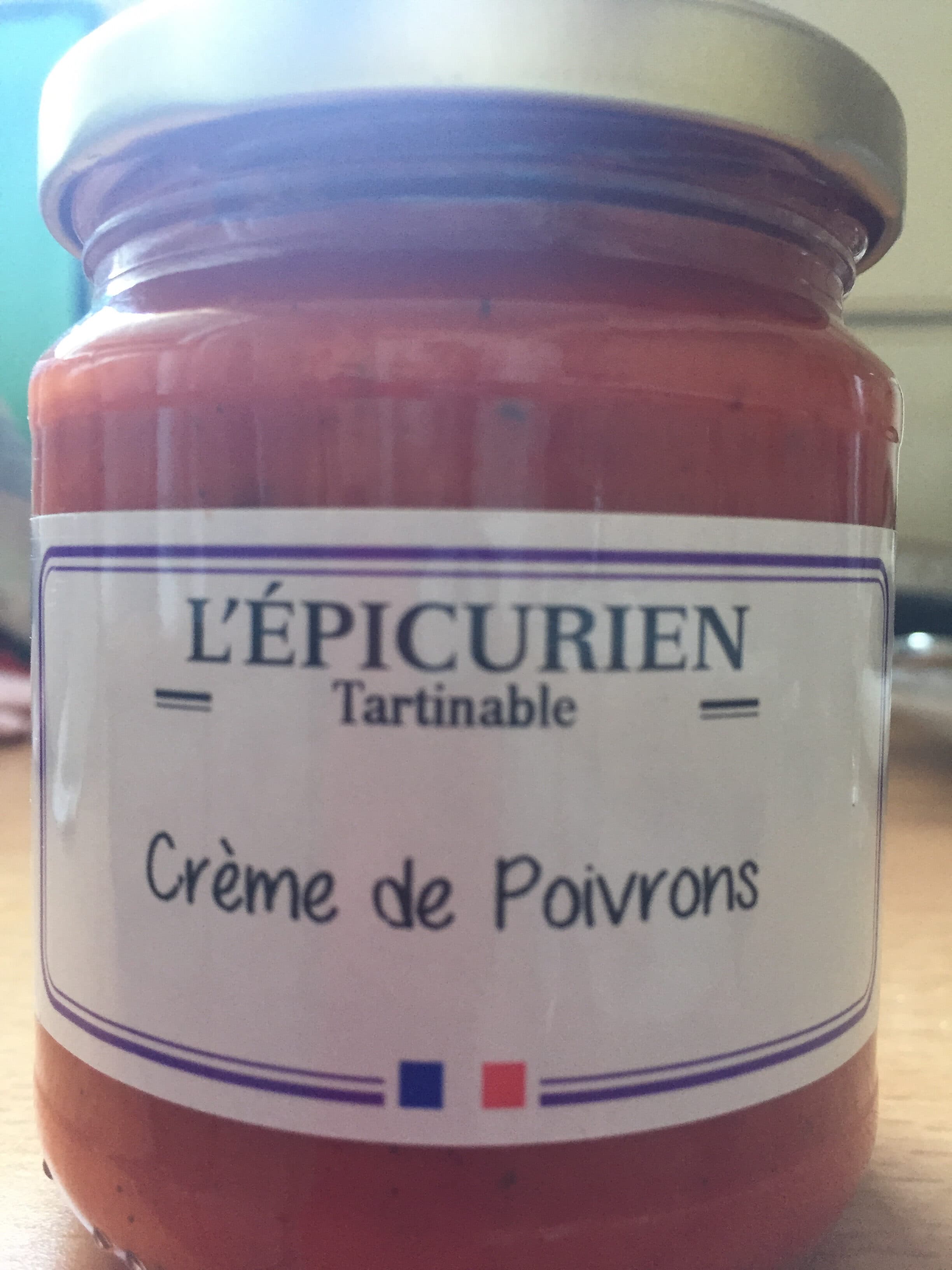 L'épicurien Crème de poivrons packshot