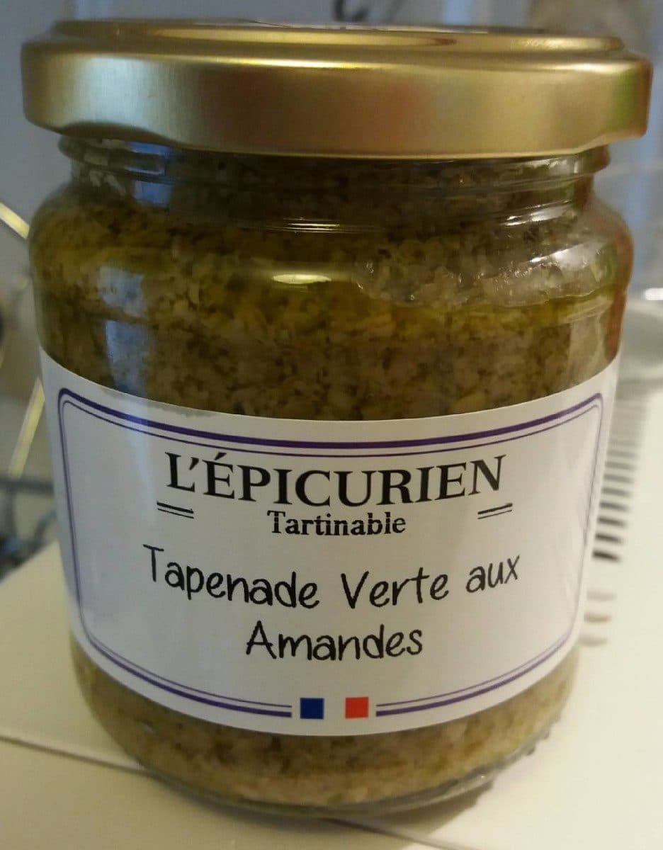 L'Épicurien Tapenade verte aux amandes packshot