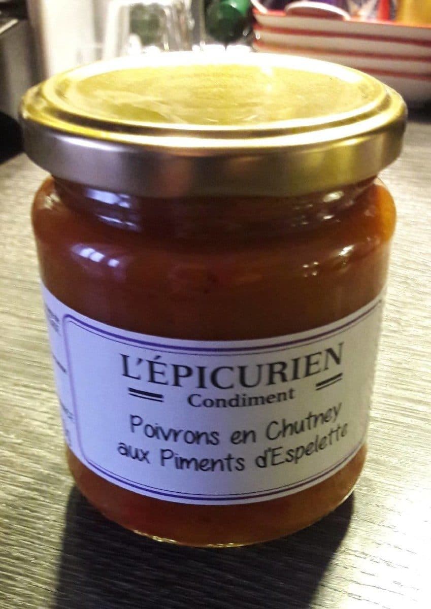 L'épicurien Poivrons en chutney aux piments d espelette packshot