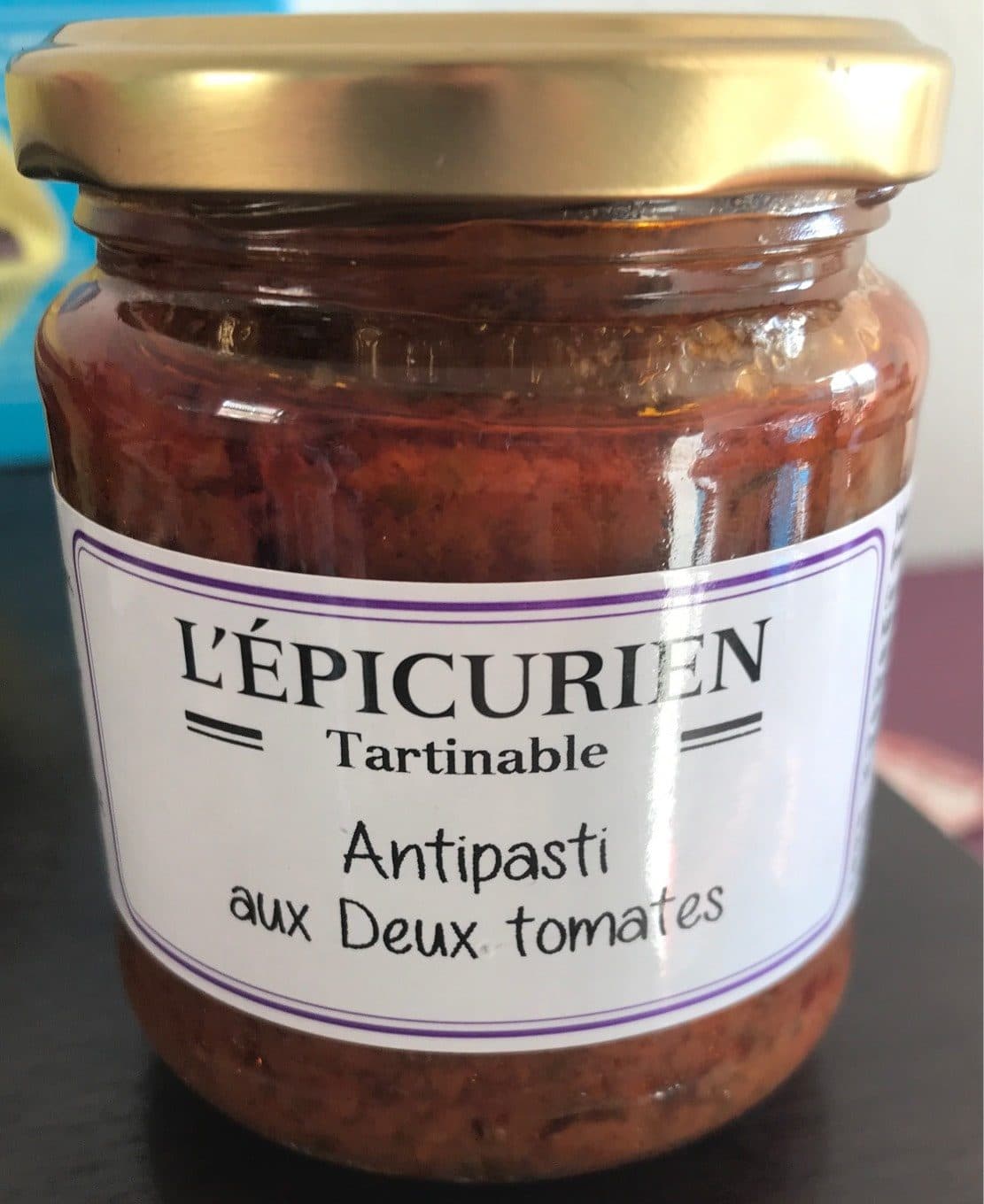 L’epicurien tartinable Antipasti aux deux tomates packshot