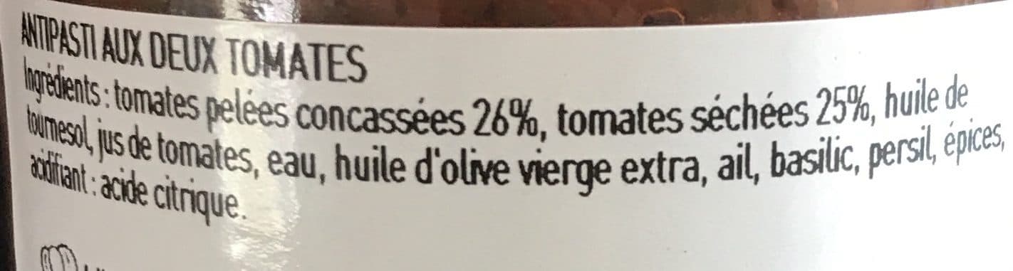 L’epicurien tartinable Antipasti aux deux tomates packshot