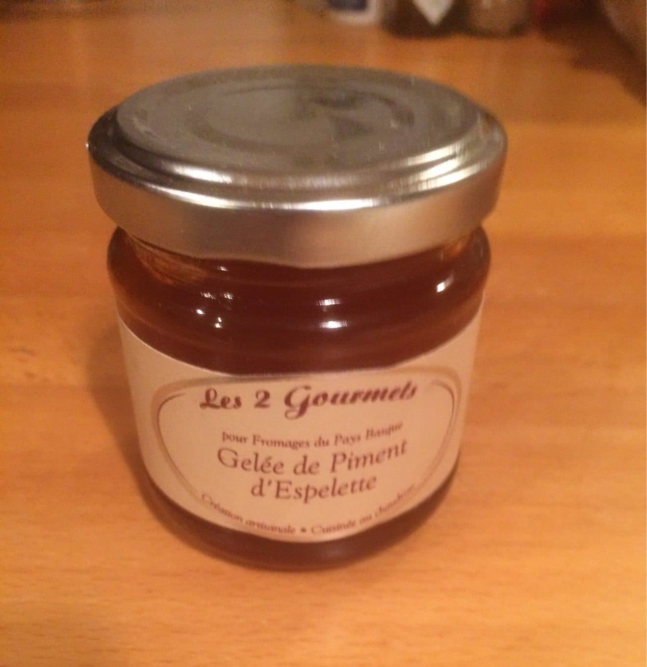 Les 2 gourmets Gelée de piment d’Espelette packshot