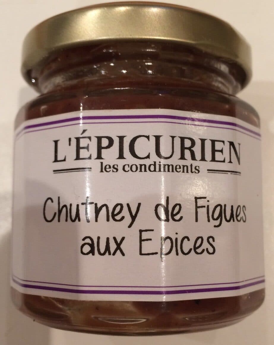 L'épicurien Chutney de figues aux épices packshot
