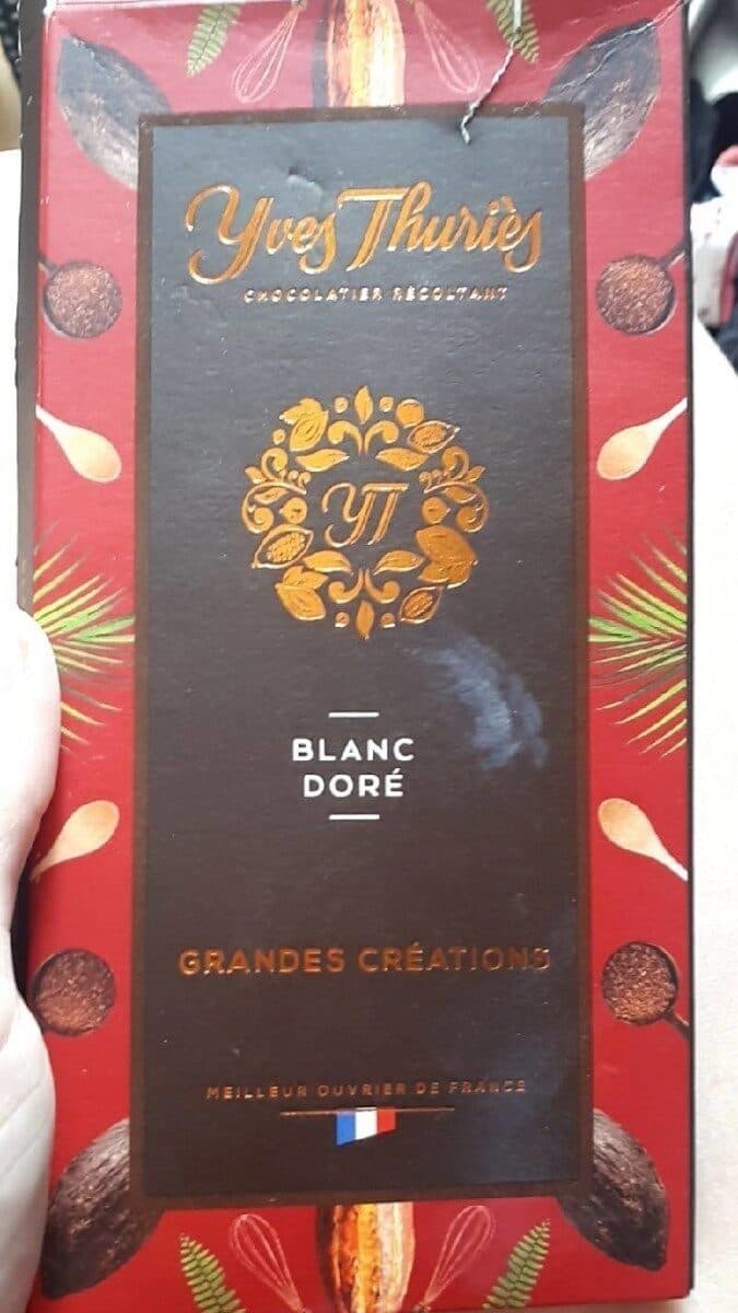 Yves Thuriès Chocolat blanc doré packshot