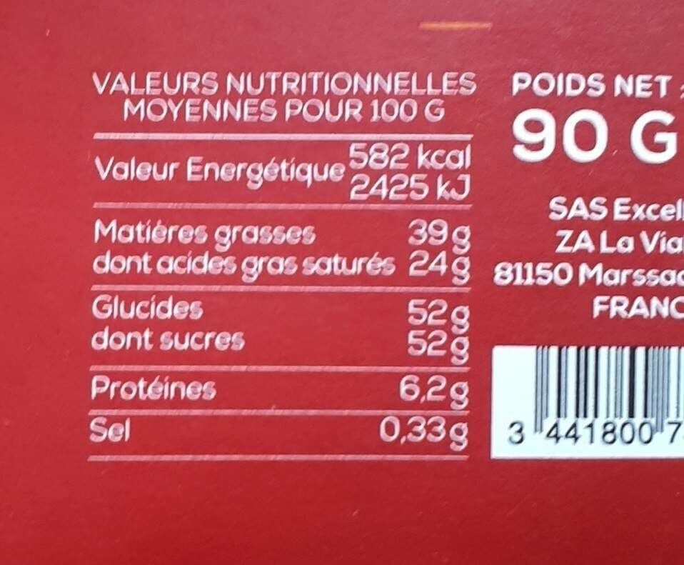 Yves Thuriès Chocolat blanc doré packshot