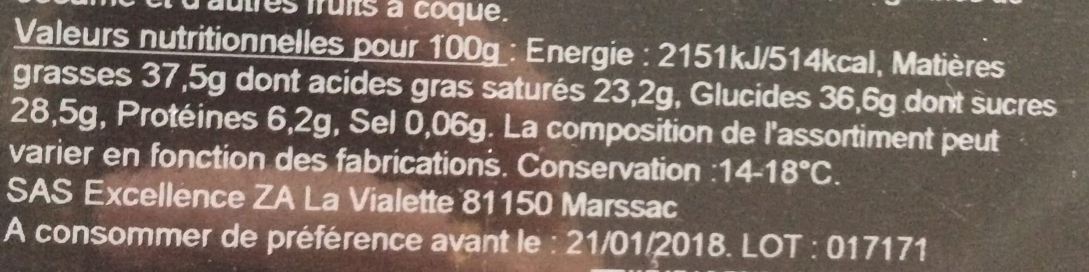 Yves Thuries Bonbons de chocolats packshot