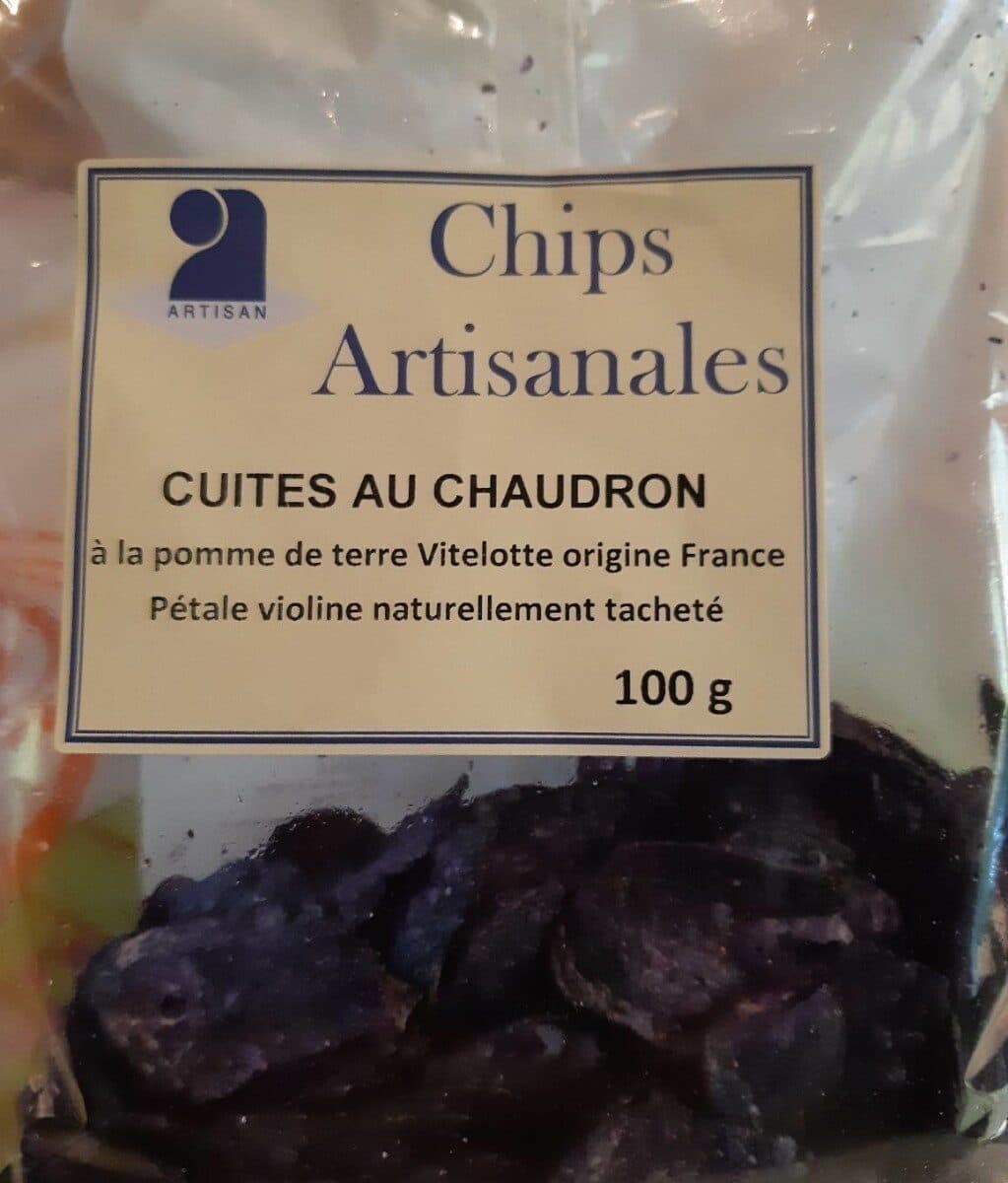 Open Food Facts Chips Artisanales Cuites Au Chaudron 100 g packshot
