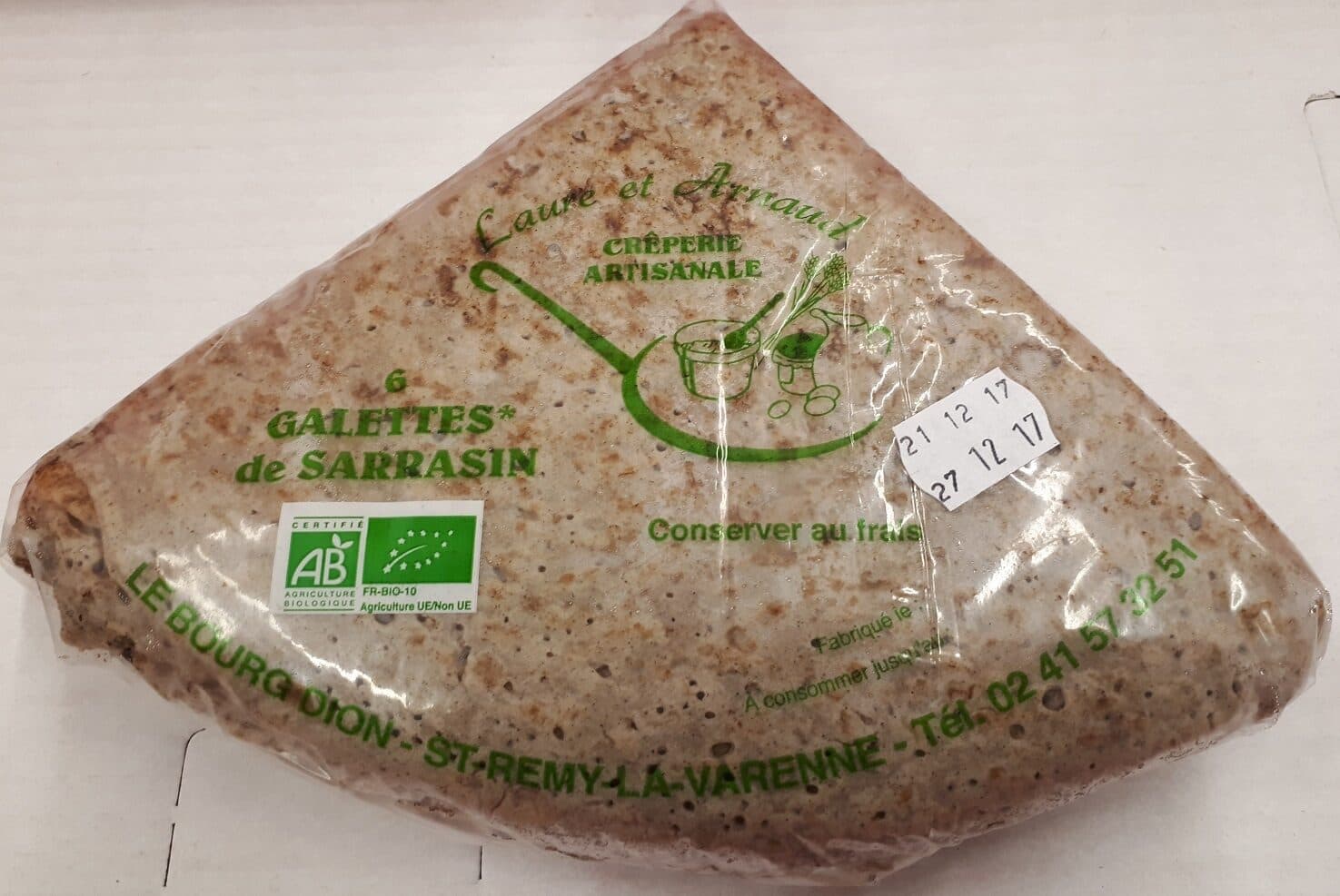 Laure & Arnaud Galettes de sarrasin packshot