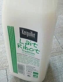 Kerguillet Lait Ribot demi-écrémé packshot