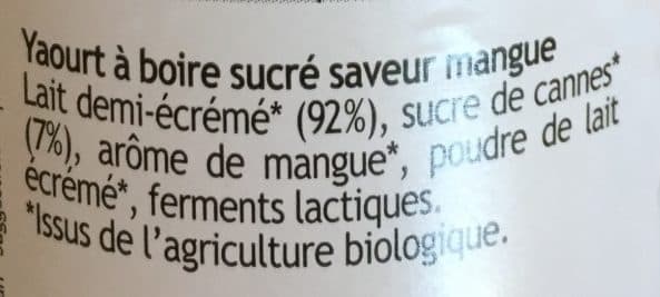 Kerguillet Yaourt a Boire Mangue packshot