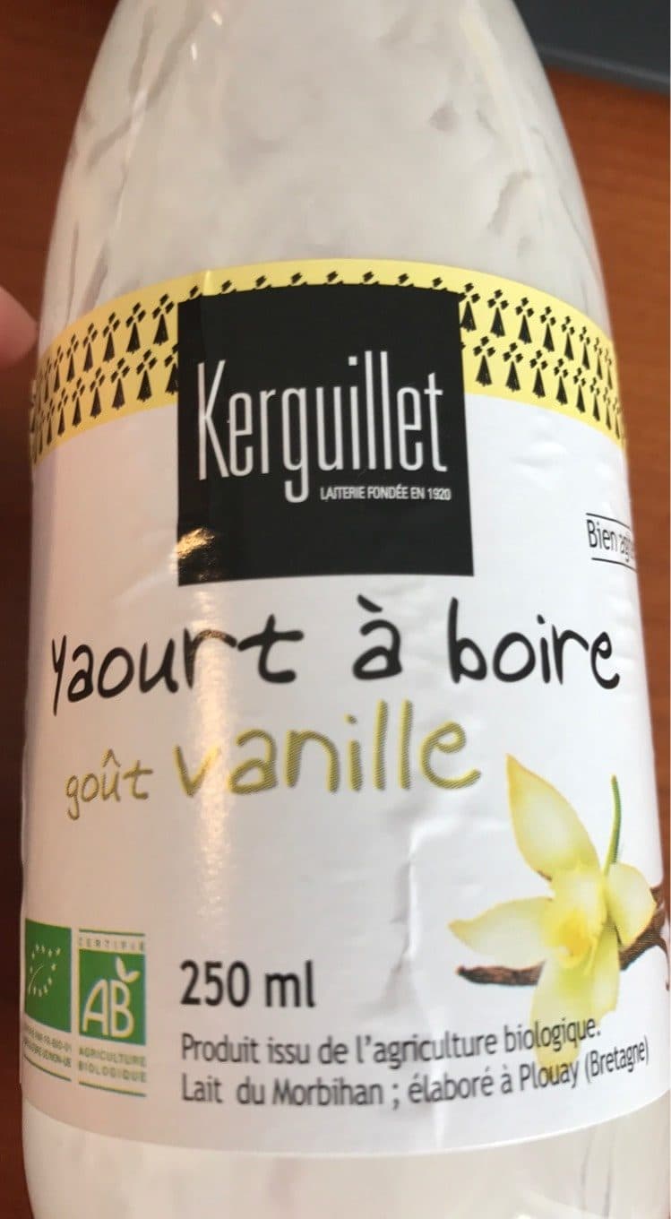 Kerguillet YAOURT a BOIRE VANILLE packshot