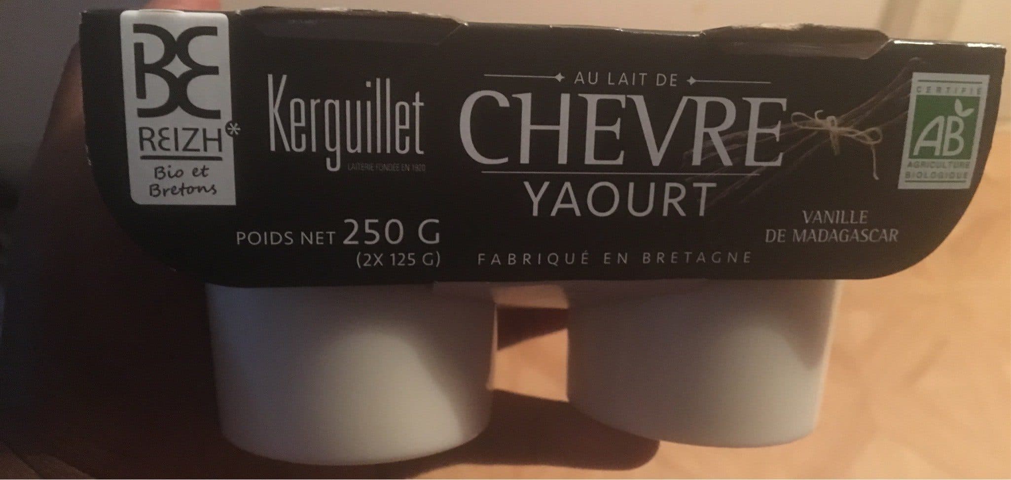 Kerguillet Yaourt Chevre a La Vanille packshot
