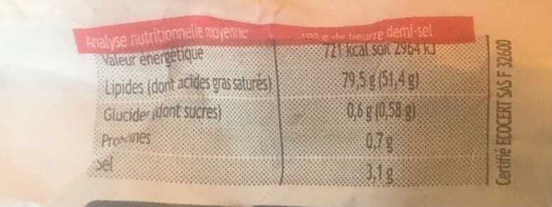 Kerguillet Beurre de baratte demi sel packshot