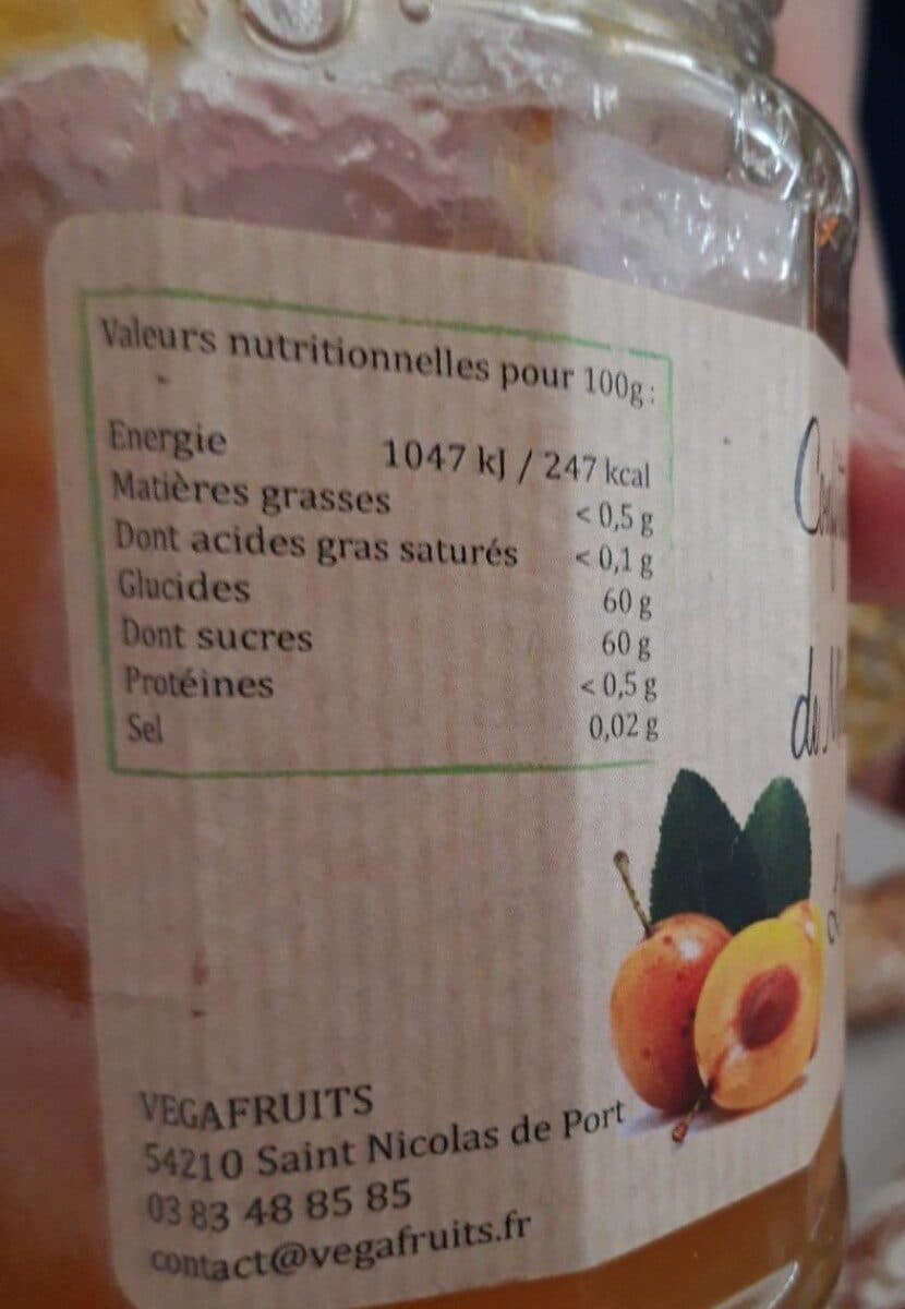 Open Food Facts Confiture de Mirabelles packshot
