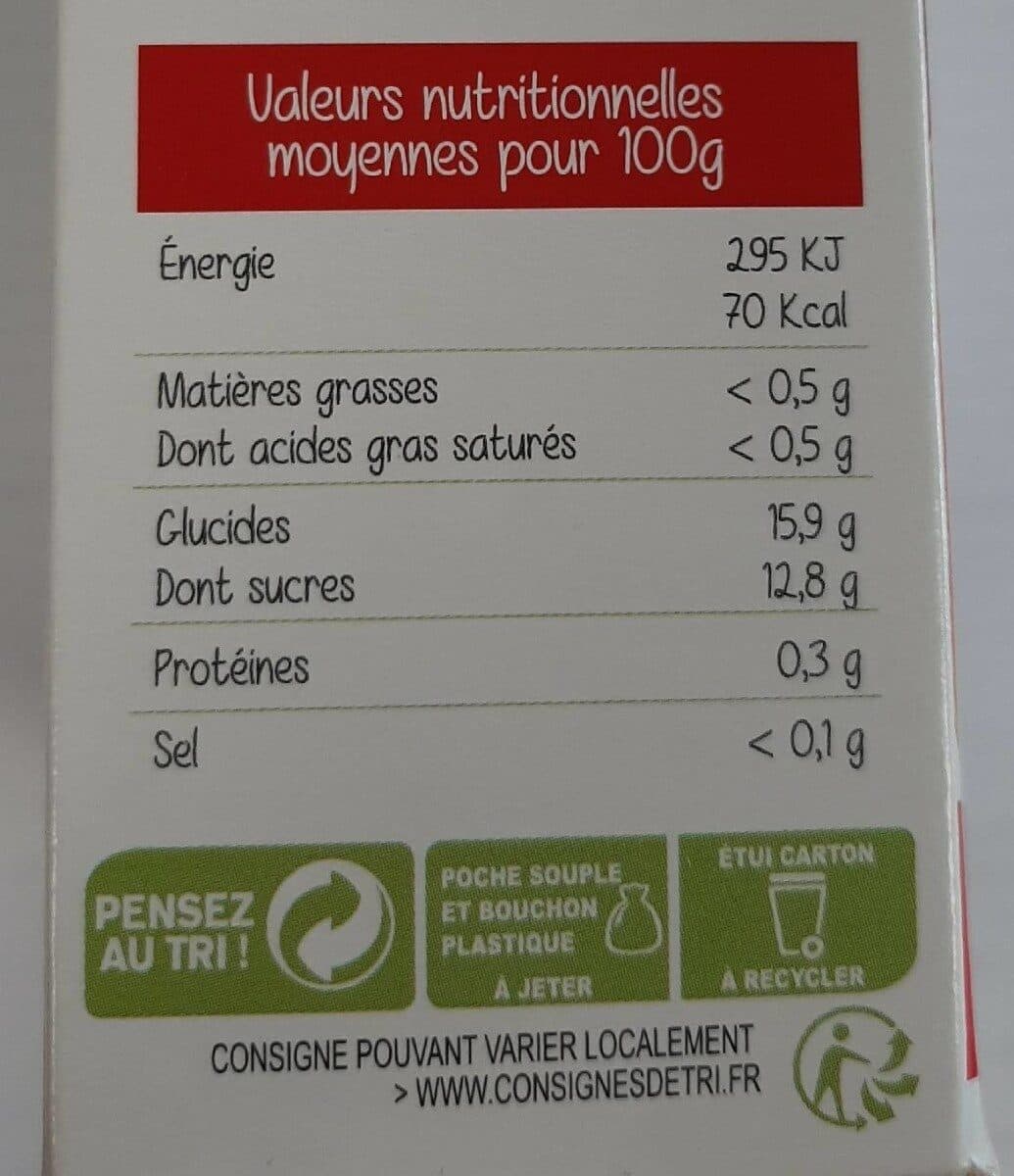 Minute Fruitée Authentique Purée de quetsche, pomme Sans sucres ajoutés packshot