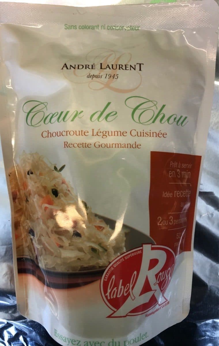 Andre Laurent Choucroute cuisinée Label Rouge packshot