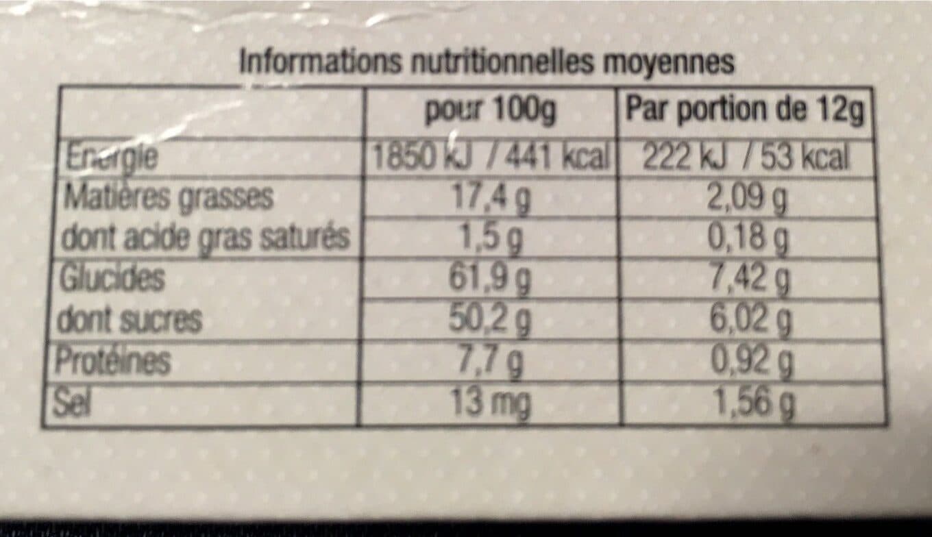 Jours Heureux Les calissons de Provence packshot