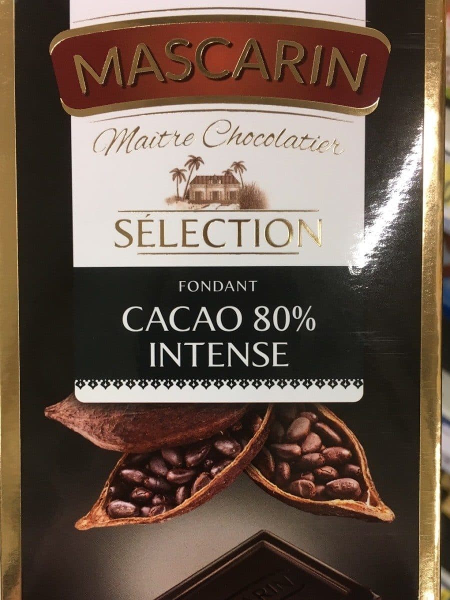 Mascarin Cacao 80% intense packshot