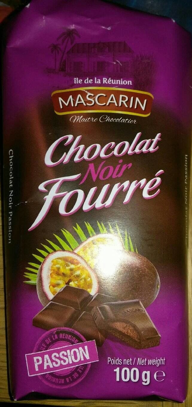 Mascarin Chocolat noir fourré packshot