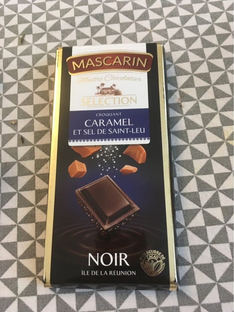 Mascarin Chocolat noir caramel et sel de Saint-Leu packshot